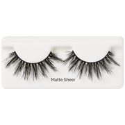Kiss Matte Black Faux Mink Collection - Matte Sheer (Lash Tray Shot)